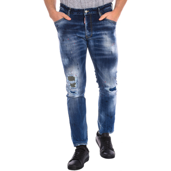 textil Hombre Pantalones Dsquared S74LB0993-S30708-470 Azul