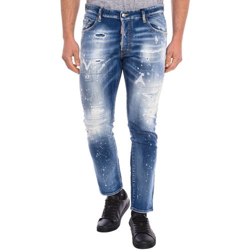 textil Hombre Pantalones Dsquared S74LB1060-S30789-470 Azul