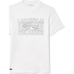 textil Hombre Camisetas manga corta Lacoste TH7505 Blanco