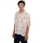 textil Hombre Camisas manga larga Brava Fabrics Buffet Aloha Shirt - Sand Blanco