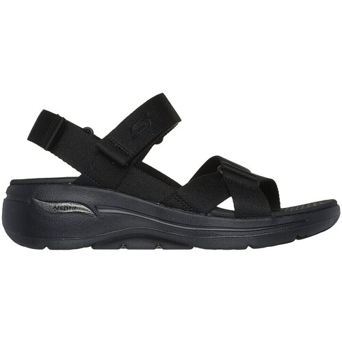 Zapatos Mujer Sandalias Skechers SANDALIAS  GO WALK ARCH FIT SANDAL-ATRACT 140808 NEGRO Negro
