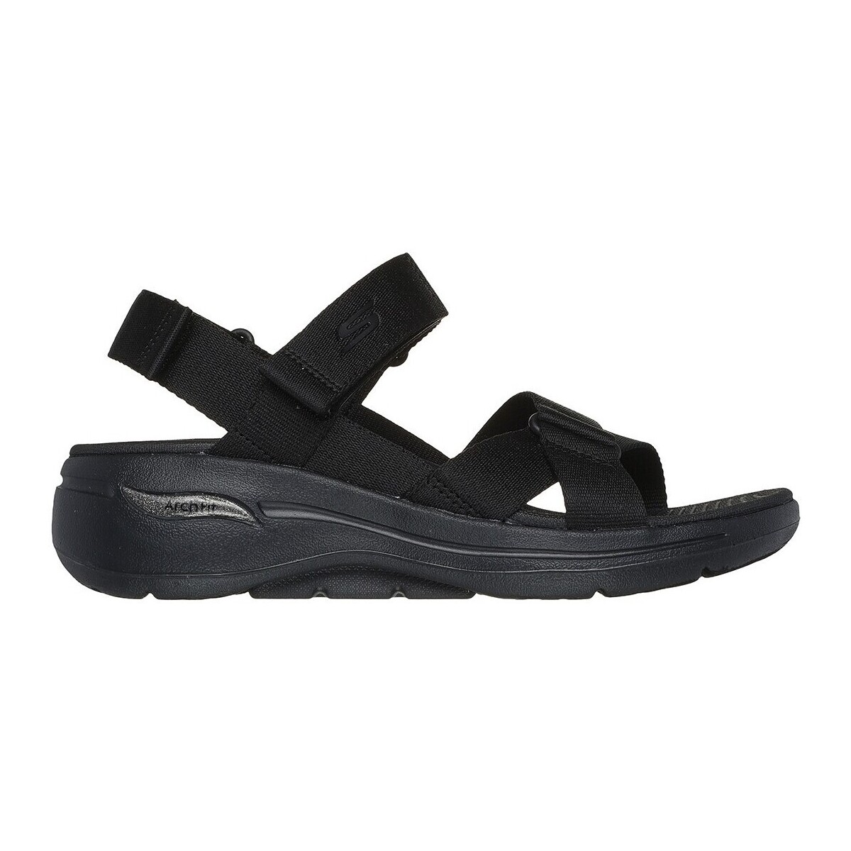 Zapatos Mujer Sandalias Skechers SANDALIAS  GO WALK ARCH FIT SANDAL-ATRACT 140808 NEGRO Negro