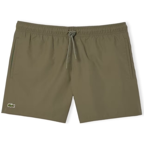 textil Hombre Shorts / Bermudas Lacoste Quick Dry Swim Shorts - Vert Kaki Verde