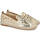 Zapatos Mujer Alpargatas L&R Shoes TF3377 Oro