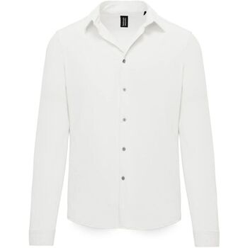 textil Hombre Camisas manga larga Bomboogie SM8581 TNP4-00 OPTIC WHITE Blanco