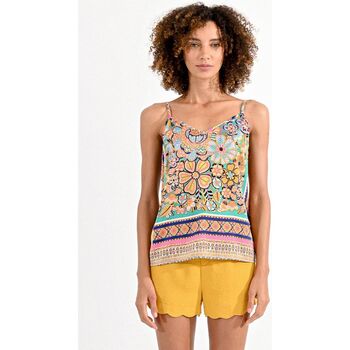textil Mujer Camisetas sin mangas Molly Bracken N177CE-MULTICOLOR multicolore