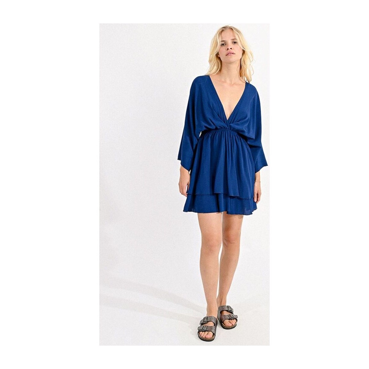 textil Mujer Vestidos Molly Bracken T1728CCP-NAVY BLUE Azul