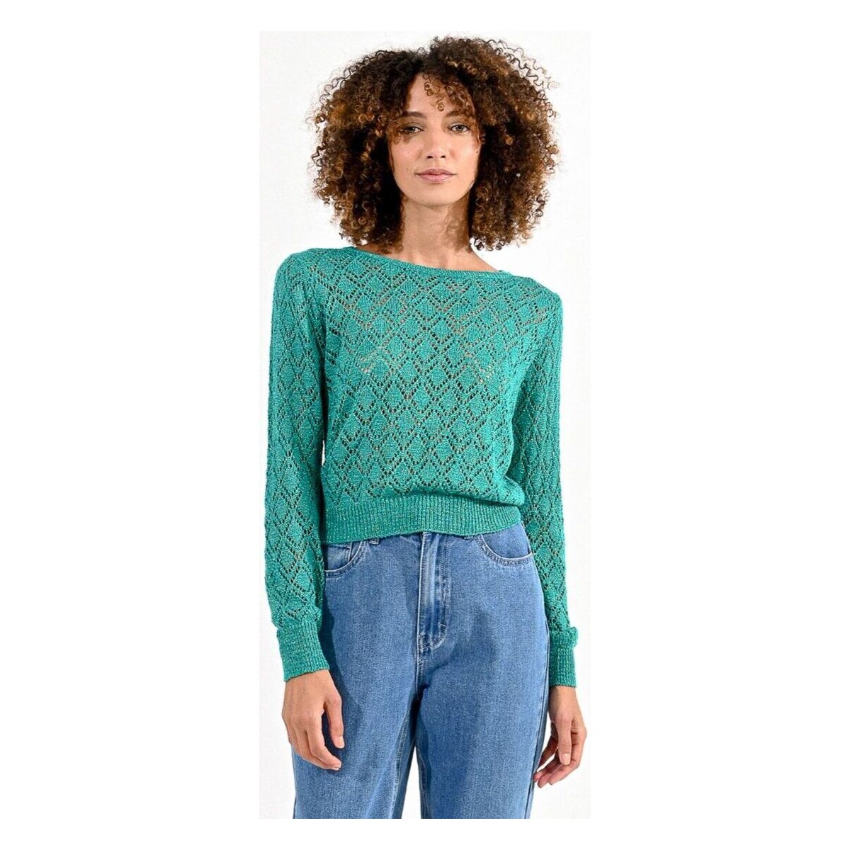 textil Mujer Jerséis Molly Bracken LA1499CP-EMERALD GREEN Verde