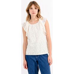 textil Mujer Camisetas sin mangas Molly Bracken P216CP-OFFWHITE Blanco