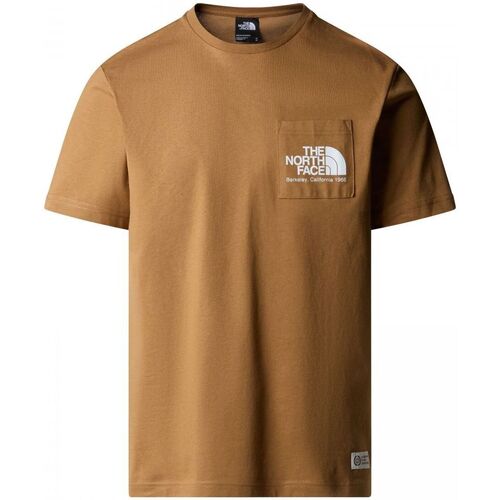 textil Hombre Tops y Camisetas The North Face NF0A87U2 M BERKELEY-173 UTILITY BROWN Marrón