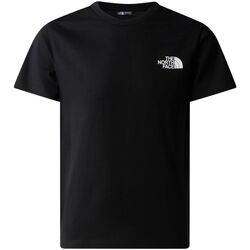 textil Niños Tops y Camisetas The North Face NF0A87T4 TEEN SS SIMPLE DOME TEE-JK3 BLACK Negro