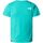 textil Niños Tops y Camisetas The North Face NF0A87T4 TEEN SS SIMPLE DOME TEE-PIN DOME turchese