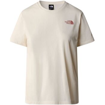 textil Mujer Tops y Camisetas The North Face NF0A87F0 W GRAPHIC TEE-QLI WHITE DUNE Blanco