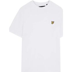 textil Hombre Tops y Camisetas Lyle & Scott TS400VOGX PLAIN SHIRT-626 WHITE Blanco