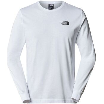 textil Hombre Tops y Camisetas The North Face NF0A87N8 M L/S TEE-FN4 WHITE Blanco