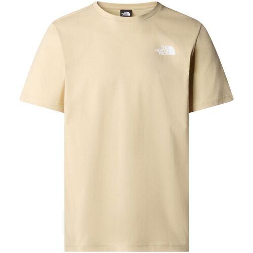 textil Hombre Tops y Camisetas The North Face NF0A87NP M SS BOX NSE TEE-3X4 GRAVEL Beige