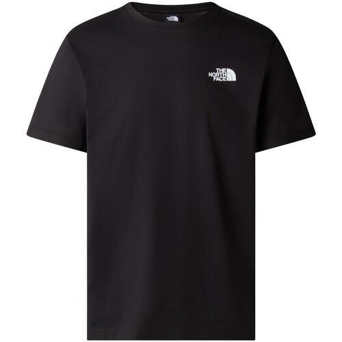 textil Hombre Tops y Camisetas The North Face NF0A87NP M SS BOX NSE TEE-JK3 BLACK Negro