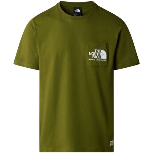 textil Hombre Tops y Camisetas The North Face NF0A87U2 M BERKELEY-PIB FOREST Verde