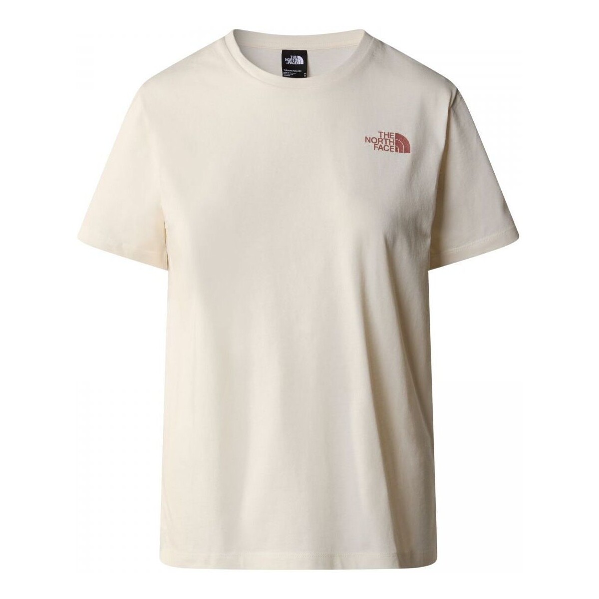 textil Mujer Tops y Camisetas The North Face NF0A87F0 W GRAPHIC TEE-QLI WHITE DUNE Blanco