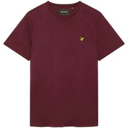 textil Hombre Tops y Camisetas Lyle & Scott TS400VOGX PLAIN SHIRT-Z562 BURGUNDY Rojo