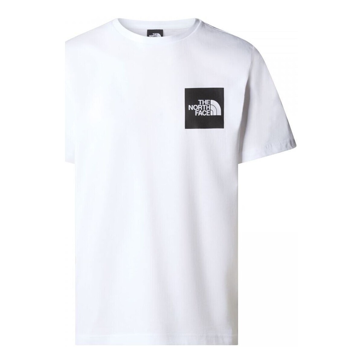 textil Hombre Tops y Camisetas The North Face NF0A87ND M SS FINE TEE-FN4 WHITE Blanco