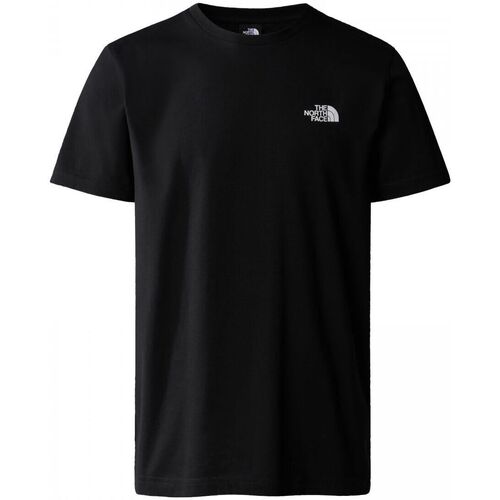 textil Hombre Tops y Camisetas The North Face NF0A87NG M SS SIMPLE DOME-JK3 BLACK Negro