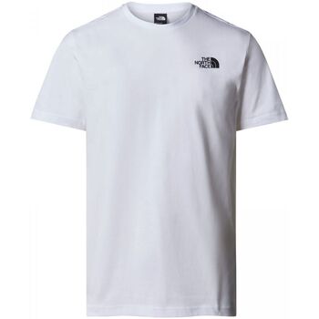 textil Hombre Tops y Camisetas The North Face NF0A87NV M SS BOX NSE-FN4 WHITE Blanco