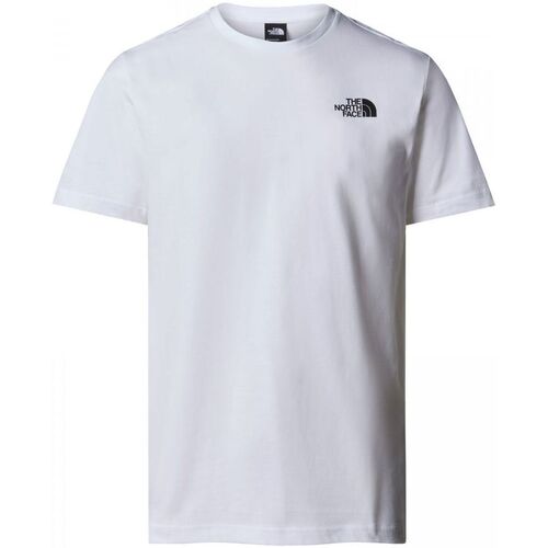 textil Hombre Tops y Camisetas The North Face NF0A87NV M SS BOX NSE-FN4 WHITE Blanco