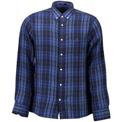 textil Hombre Camisas manga larga Gant 20033017520 - Hombres Azul
