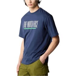 textil Hombre Camisetas manga corta The North Face NF0A87E78K21 - Hombres Azul