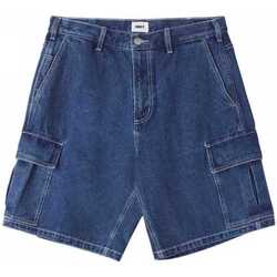 textil Hombre Shorts / Bermudas Obey Bigwig baggy denim cargo short Azul