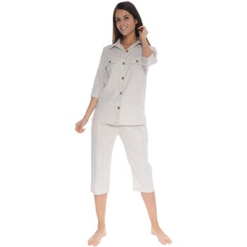 textil Mujer Pijama Pilus OLYMPIE Beige