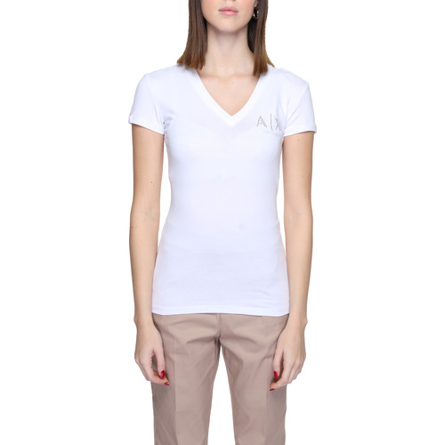 textil Mujer Camisetas manga corta EAX 3DYT62 YJCTZ Blanco