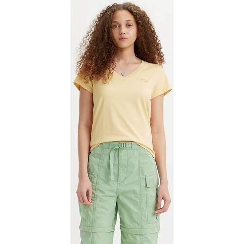textil Mujer Tops y Camisetas Levi's 85341 0075 PERFECT VNECK Amarillo