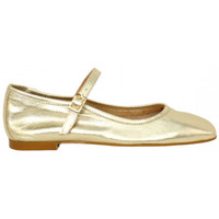 Zapatos Mujer Mocasín Lolas 8093 Metal Oro
