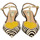 Zapatos Mujer Mocasín Ezzio zapato combinado print leo con metal fabricado en españa Blanco