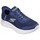 Zapatos Mujer Mocasín Skechers Slip ins Go Walk Flex Azul Azul