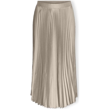 textil Mujer Faldas Y.a.s YAS Noos Celine Skirt - Whitecap Gray Beige