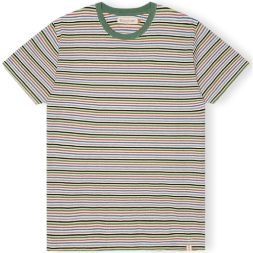 textil Hombre Tops y Camisetas Revolution T-Shirt Regular 1362 - Multi Multicolor