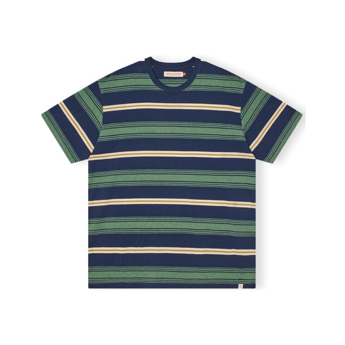 textil Hombre Tops y Camisetas Revolution T-Shirt Loose 1363 - Navy Multicolor