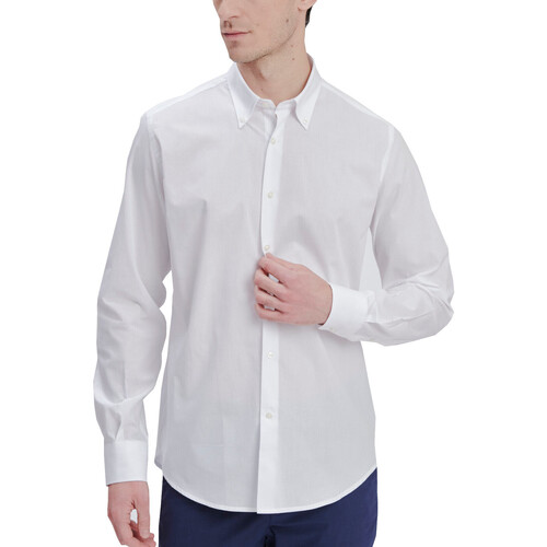 textil Hombre Camisas manga larga Max Fort FILAFIL Blanco