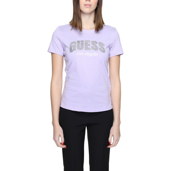 textil Mujer Camisetas manga corta Guess W4GI31 I3Z14 Violeta