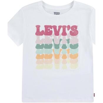 textil Niña Tops y Camisetas Levi's LVG ORGANIC RETRO LEVIS SS TEE Blanco