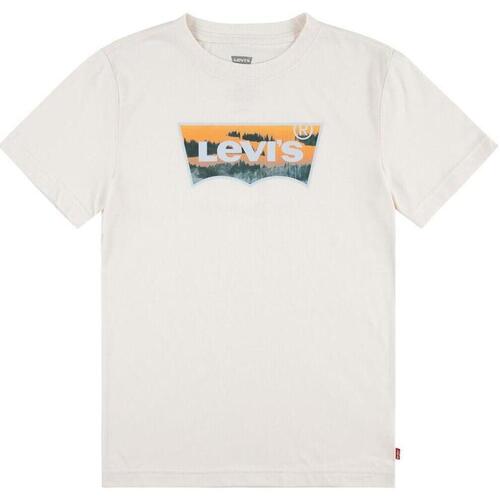 textil Niño Camisetas manga corta Levi's EK374-W4R Blanco