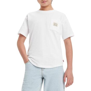 textil Niño Camisetas manga corta Levi's EK857-W1T Blanco