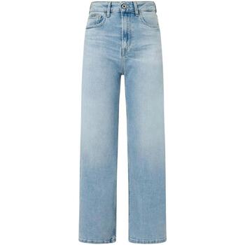 textil Mujer Vaqueros Pepe jeans WIDE LEG JEANS Azul