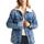 textil Mujer Abrigos Pepe jeans BOYFRIEND JACKET RH8 Azul
