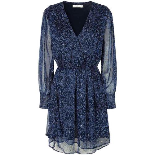 textil Mujer Vestidos Pepe jeans CAMILLE Azul