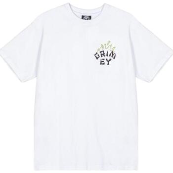 textil Hombre Camisetas manga corta Grimey GA703 - WHT Blanco