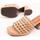 Zapatos Mujer Sandalias Noa Harmon 9712-Muti Cuero Beige